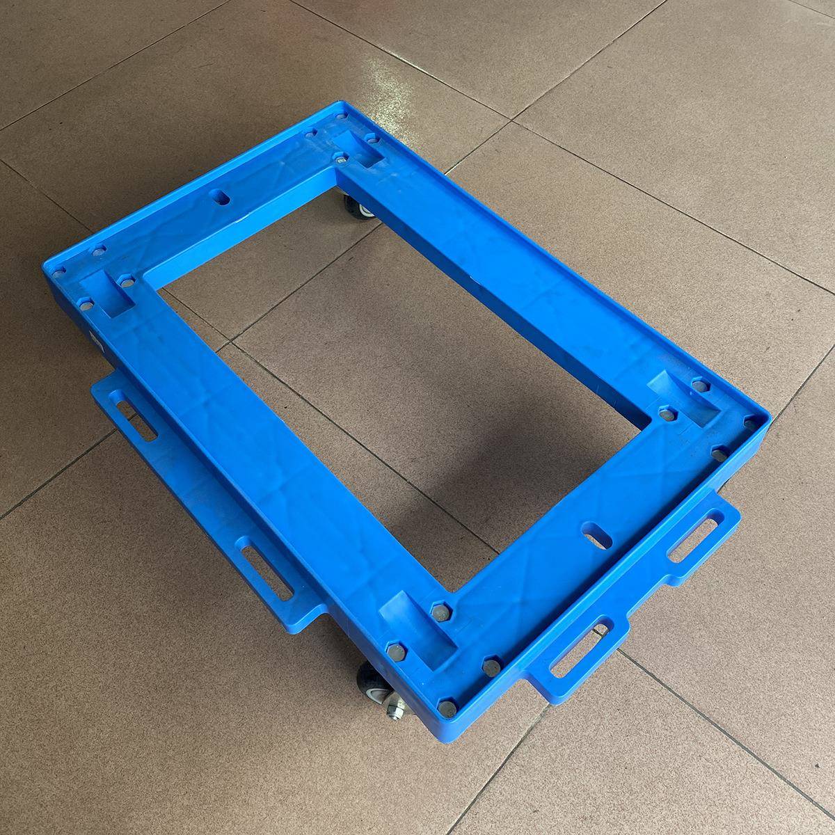 物流箱标配推车可拼接组合万向轮乌龟车多规格加强加厚塑料物流车