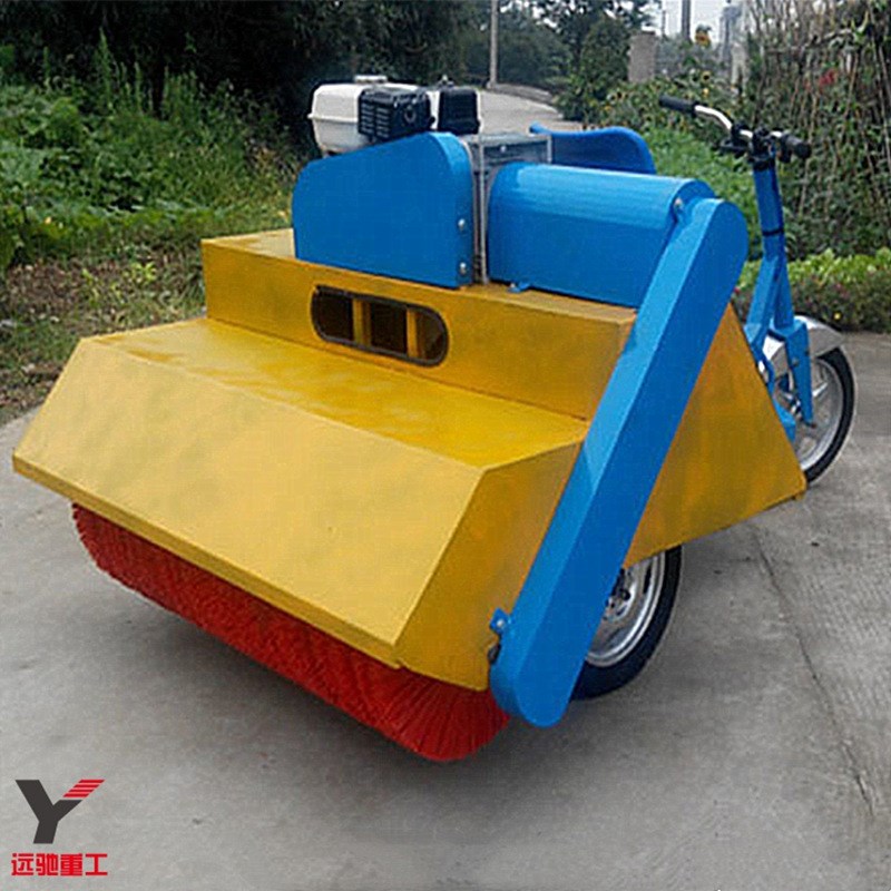 电动式梳草充沙一体机 园林草坪梳草J机 大型三轮冲砂刷草机