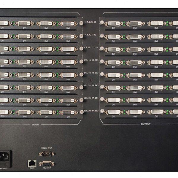 矩阵2832DVI路入口遥控插卡//DVI矩阵切换器出3232进式16 高清24