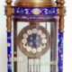 座钟钟 仿古董机械珐琅钟 古机械台钟弦景泰蓝老式 上铜摆设全铜