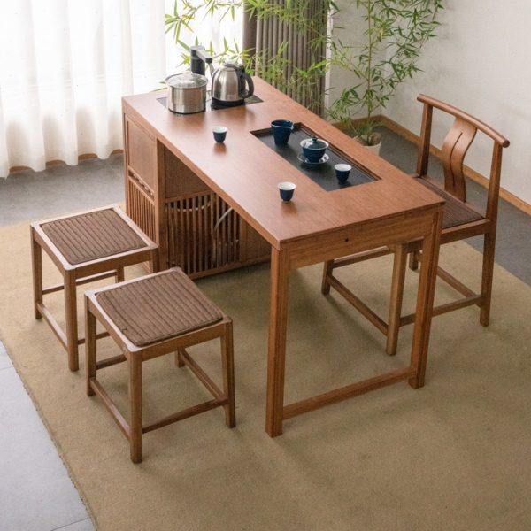 祥福阳台泡茶桌中式茶台茶几家用办公桌学习桌休闲日暄茶桌椅组合,住宅家具,家用茶台/茶桌,淘宝优惠券,粉丝福利购,淘宝优惠卷