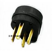 50A125 50P 250V4P大功率配电配线 XD优质美规四脚插头NEMA