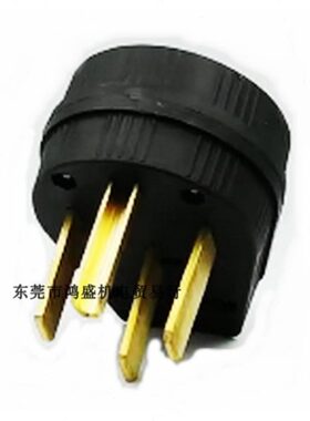 XD优质美规四脚插头NEMA 14-50P 50A125/250V4P大功率配电配线