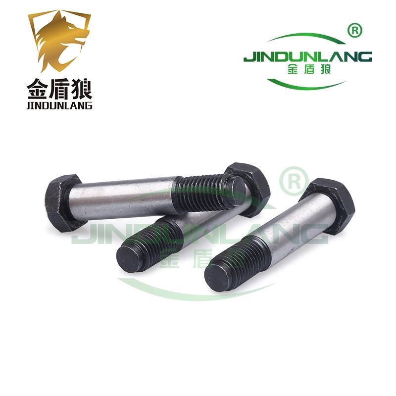 铰制孔用螺栓外六角45o号钢淬火加硬度GB27外六角塞打螺丝m8m10m3