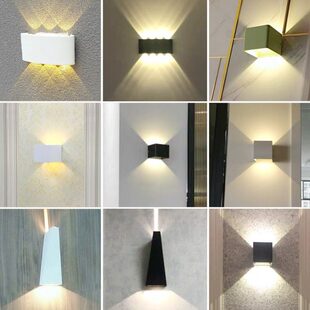 北欧壁灯卧室床壁灯客厅充电无线插电免 不接线壁灯电池遥控头灯