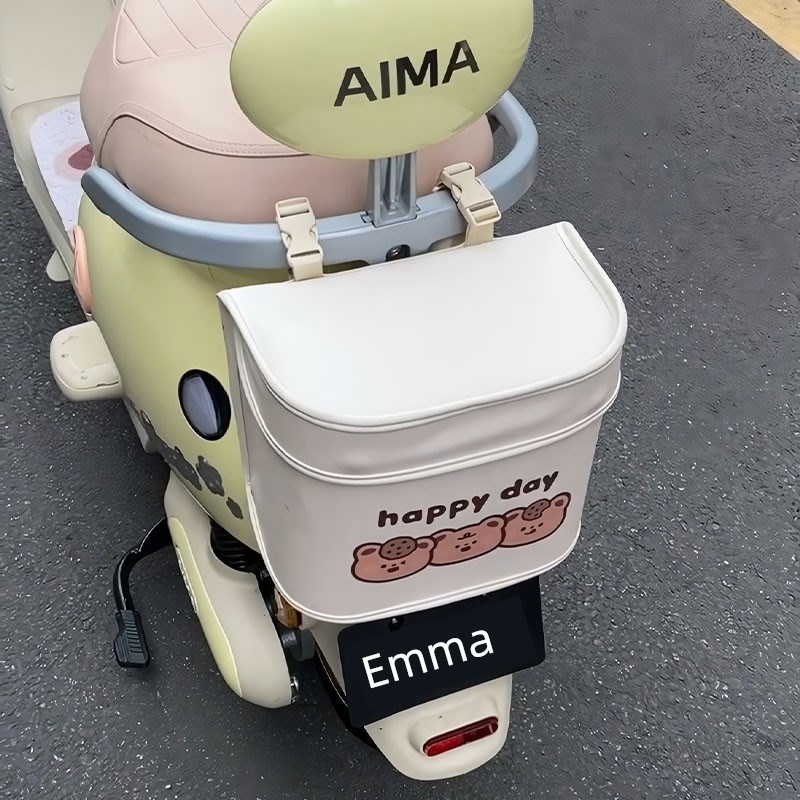 电动汽车挂袋,前后侧收纳袋,大容量摩托车后行李箱挂袋,防水