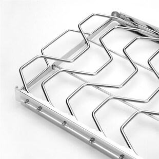 露营不锈钢折叠烤牛肋排架烧烤网架烤牛排羊肋排架户外野营烧烤架