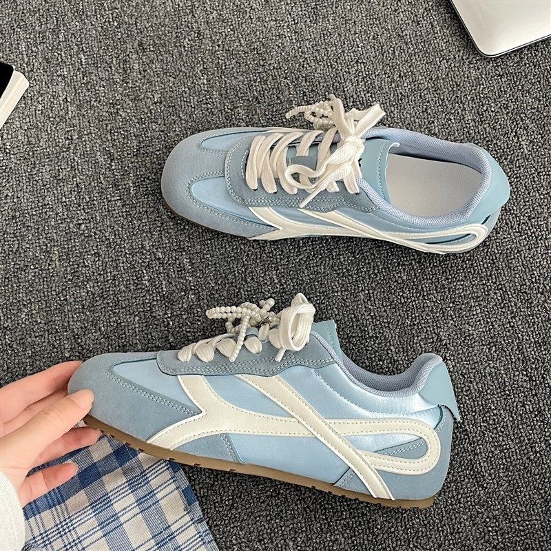 爆款复古配裙子内增高平底阿甘德训鞋女2025新款夏季软底休闲板鞋,运动鞋new,板鞋,淘宝优惠券,粉丝福利购,淘宝优惠卷