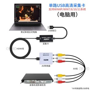 老式 录像机录像带DV摄像机导出转入电脑AV音视频采集转换数字MP4