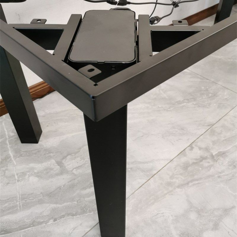 出口美国四电机四腿智能电动升降桌架岩板实木大板桌腿大承重