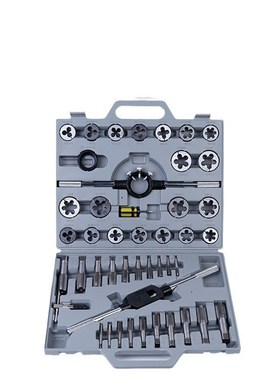 英制丝锥板牙45件套丝锥板牙组套丝攻套装45PC成套 丝锥板牙45PC