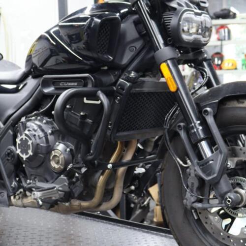 适用隆鑫LX500-3A无极CU525改装防摔杠护杠加粗保险杠专车专用