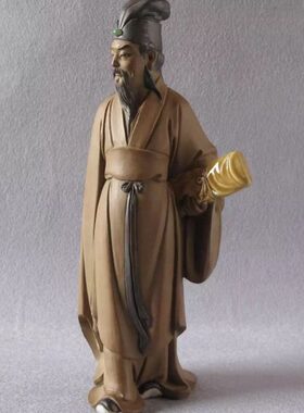 石湾陶瓷公仔苏东坡携琴访友文人摆件门店音乐学校琴行装饰送礼品