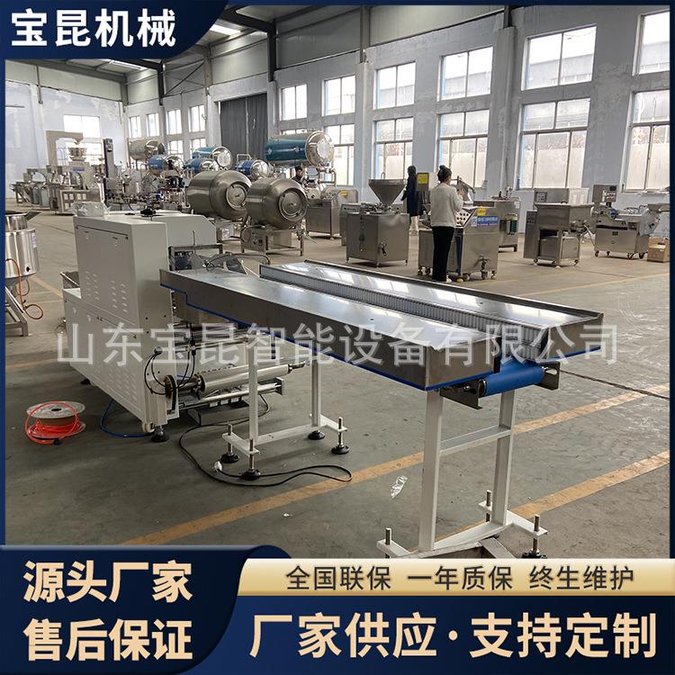 全自动枕式包装机淄博小饼套袋包装机饼干榴莲酥背封式热封包装机