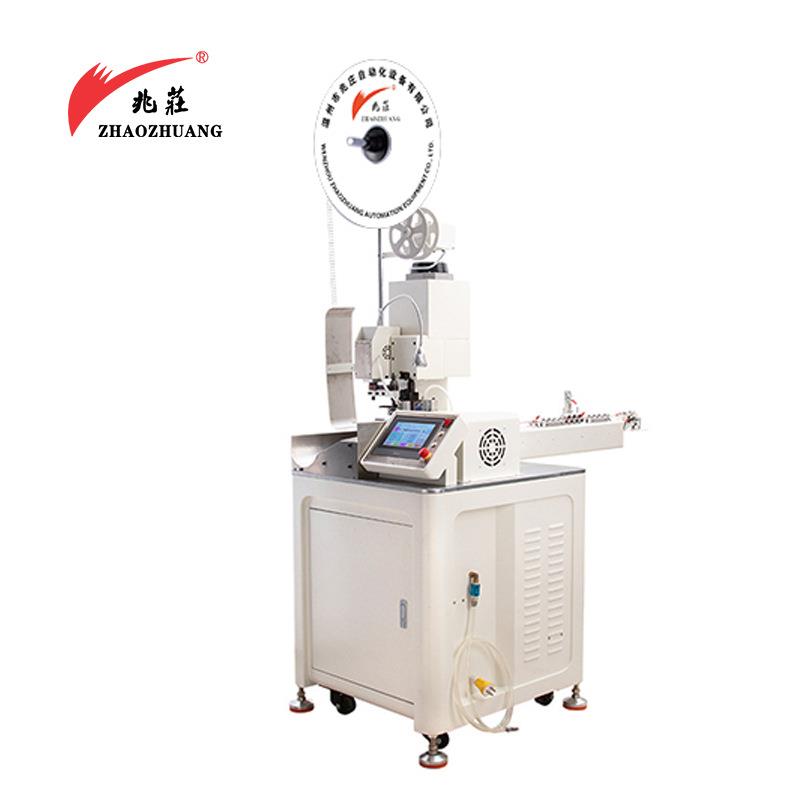 全自动单头端子机压接机自动打端子扭线机压着机单头双并线打端机