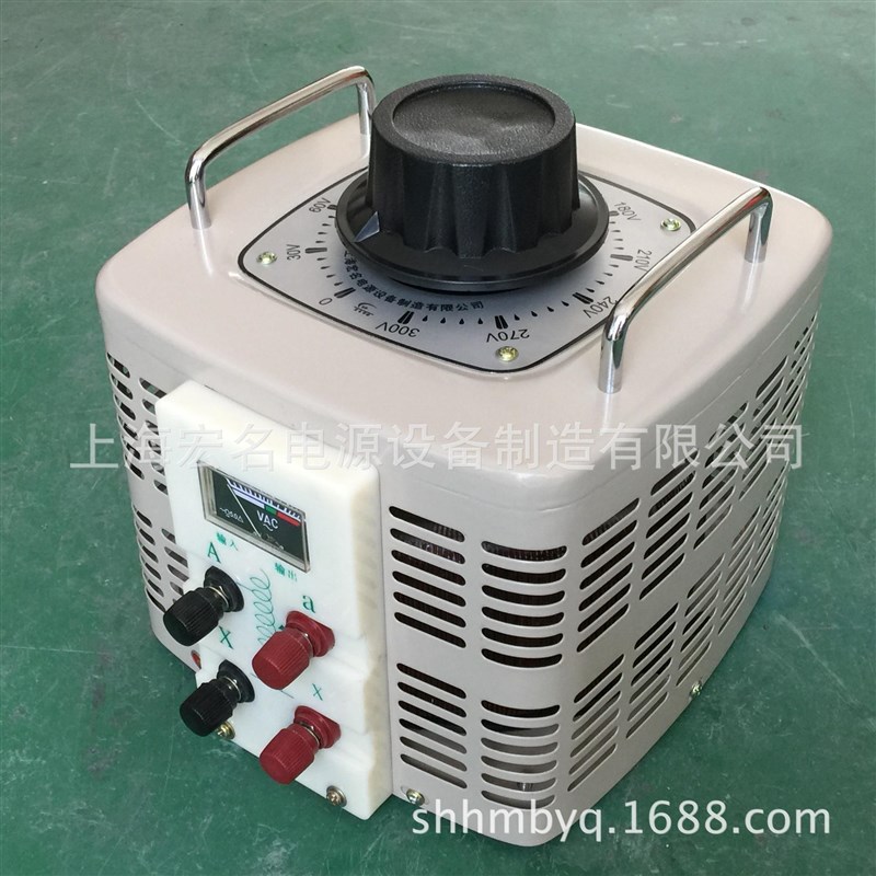 220V测试用单相全铜接触式调压器5KVA0-250KV300v380v500v可调