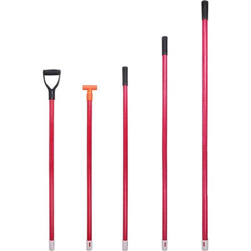 玻璃纤维a杆铁锹加长木柄农具铲子手柄结实强韧铁锨木把木棍支撑