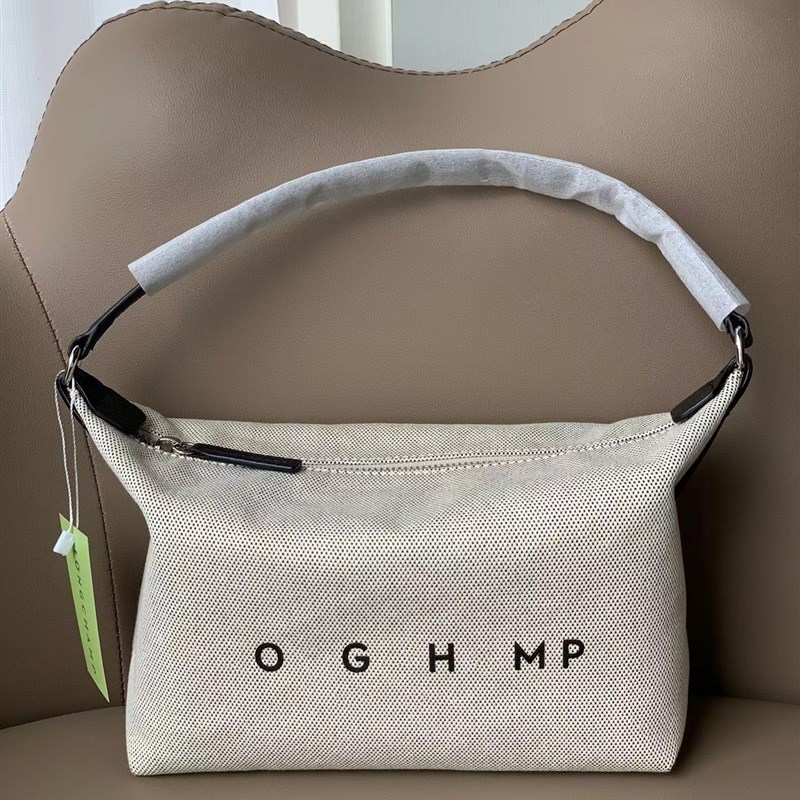 现货新款饭盒包单肩腋下斜E挎帆布包变形包龙帆布骧