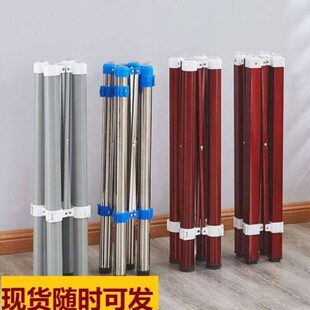 折叠桌四方饭桌子不锈钢腿脚架餐台腿铁艺架支架桌架桌子腿桌脚架