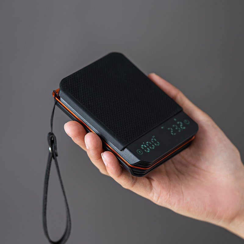 手冲咖啡电子秤意式浓缩专用器具智能计时秤O咖啡豆称重秤精准家