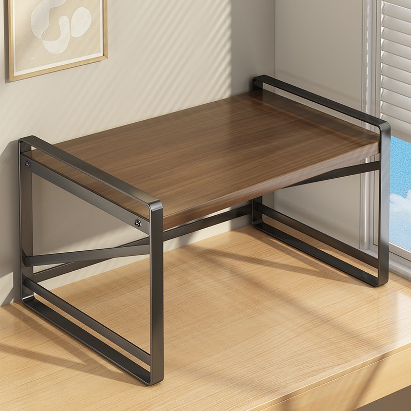 桌面打印机置物架办公桌上小型双层多G功能文件收纳整理抬增高架