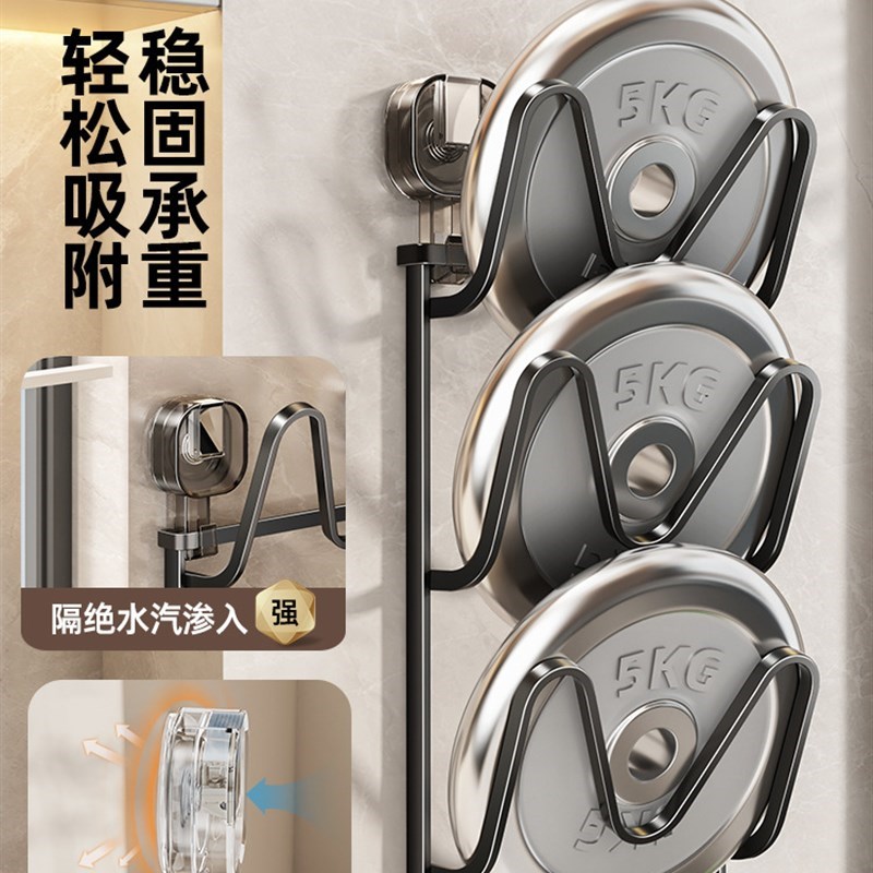 吸盘锅盖a架f壁挂式免打孔厨房置物架多功能收纳架菜板架多层砧达