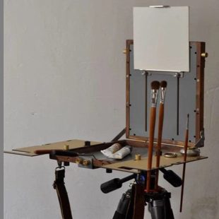 初学画架者 包邮 新款 V2S多功能便携美术生水彩粉油箱木制折叠板框