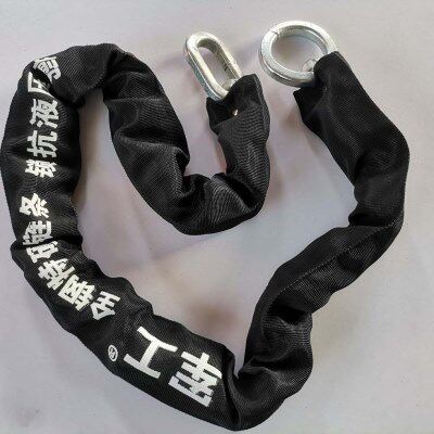 高强度巨环防盗特硬链条锁抗液压剪16吨20吨25吨电动车摩托车防盗