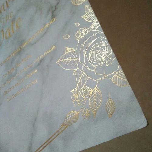 请帖内卡信封烫金打印个性定制 烫金加工费