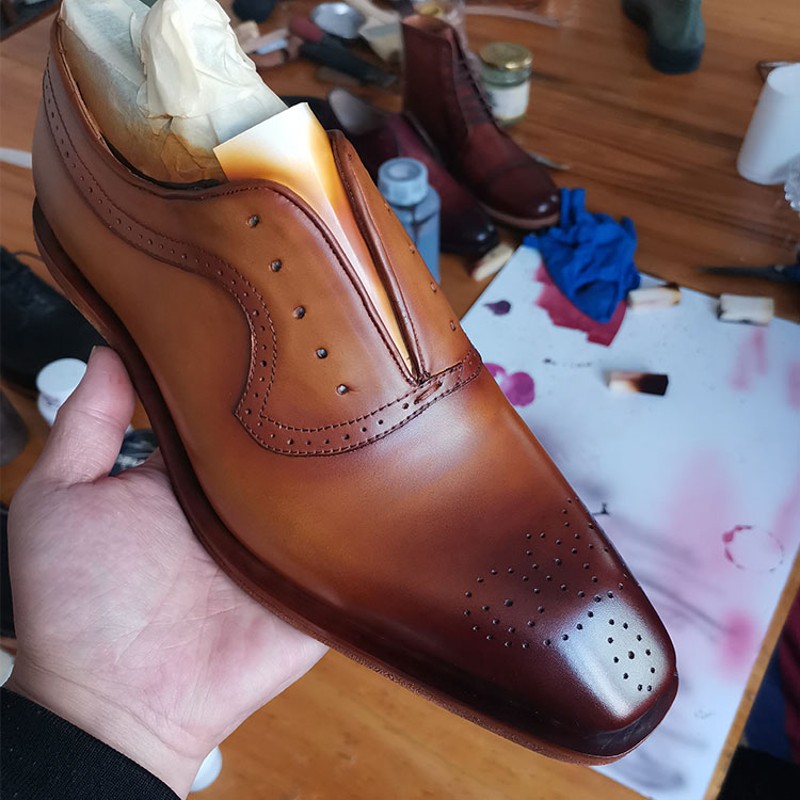 男士固特异手工DIY楦正装鞋楦塑料定做英国皮鞋楦鞋模1016