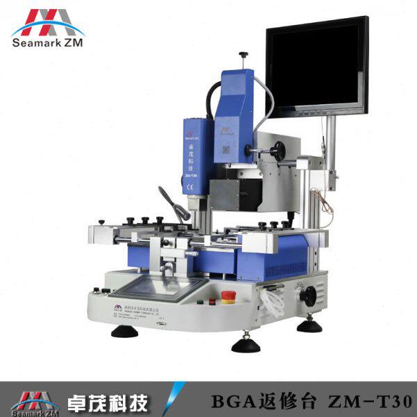 卓茂ZM-R6110bga返修台半自动光学对位精准三温区带显示器返修台