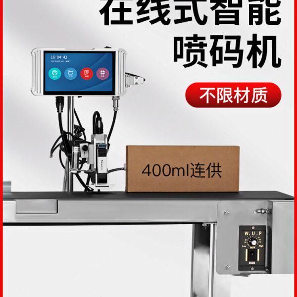 工厂智能在线打码机全自动流水线喷码机打塑料鸡蛋纸箱包装袋价格
