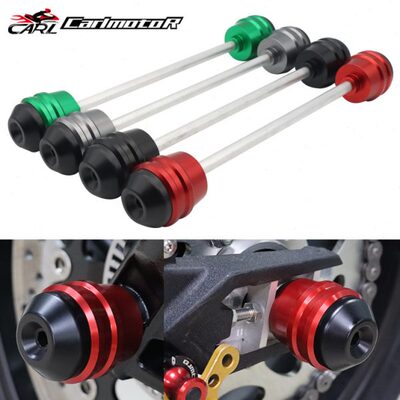 适用赛600SRK追600改装前后轮防摔胶球黄龙600防摔棒配件