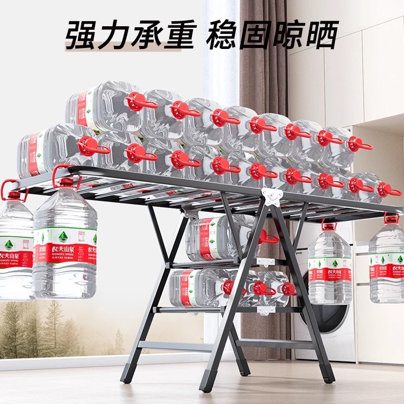 折叠晾衣架阳台家用落地式晒衣架室内外婴儿凉晒挂衣杆晒被子神器