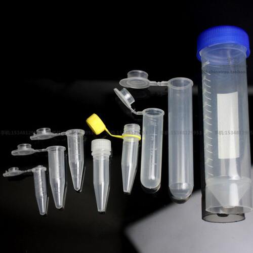 实验塑料试管0.5 1ml 5ml刻度4ml连盖圆底离心管样品管EP管冷冻管