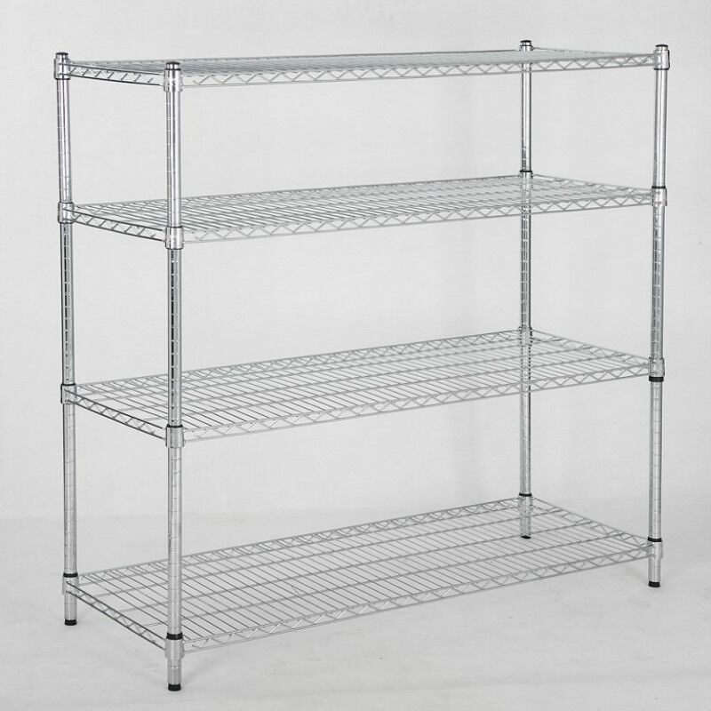 阳台架多层不锈钢色货架储物架A收纳整理置物架杂物落地家用架子