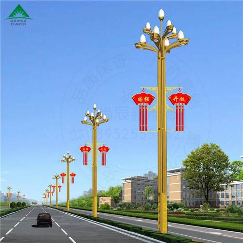 6米-15米八叉九火玉兰灯室外照明玉兰灯来图来样可制厂家直销