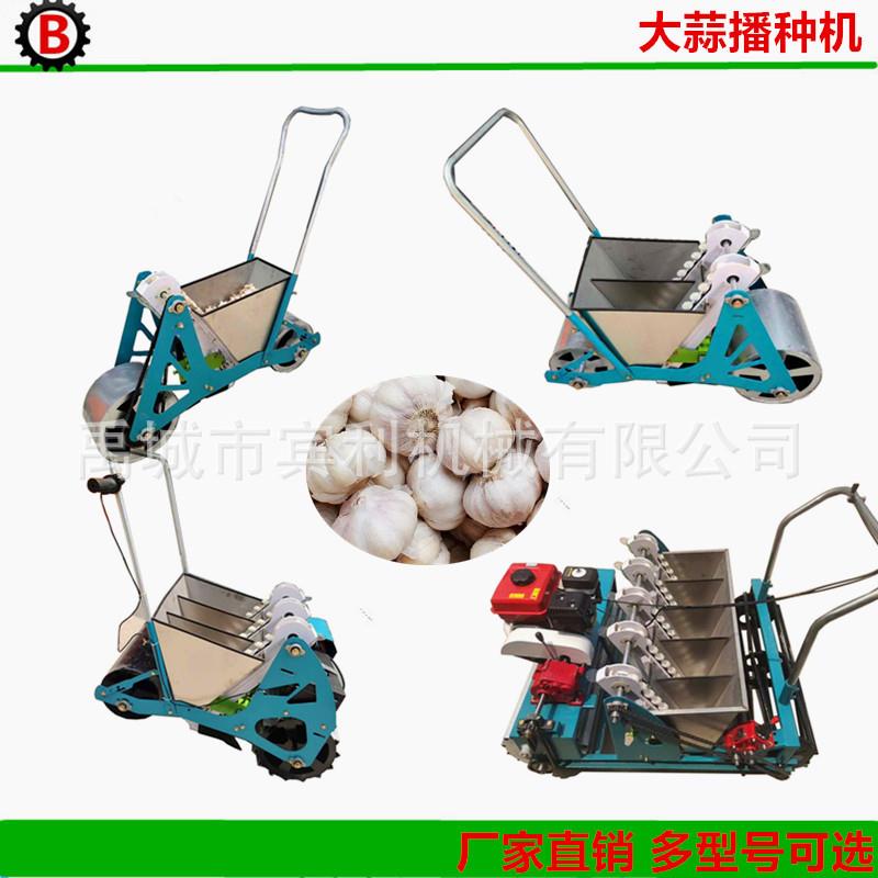 厂家直销电动手推式大蒜播种机小型大蒜种植机手扶自走式点蒜机
