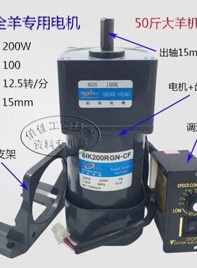 -CF50烤调速电机羊用0RG6G大羊全 006W020 IN1K/斤K20N电机