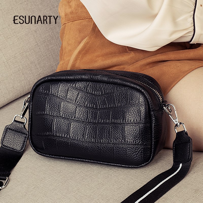 女款包包2025年新款洋气真皮手机包女斜挎小包包鳄鱼纹.宽带单肩