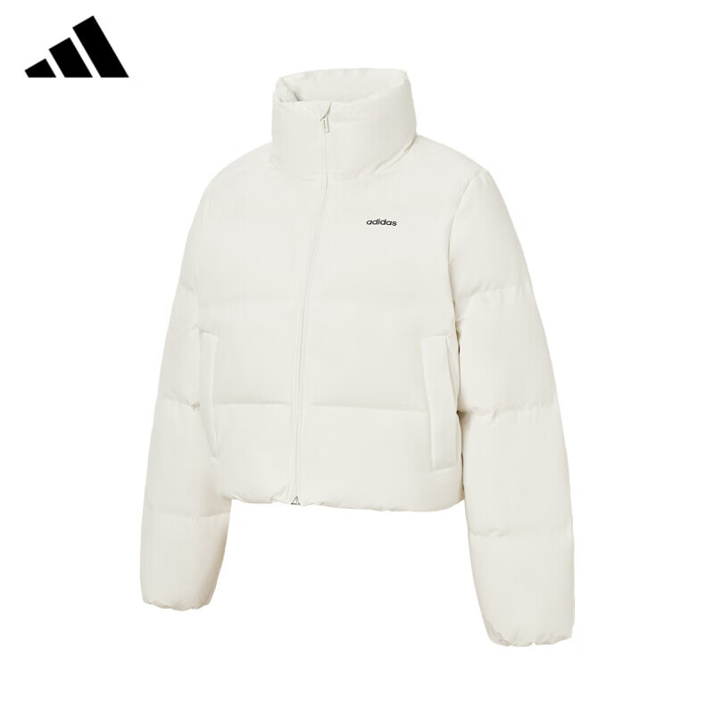 阿迪达斯adidas羽绒服女装外套美拉德穿搭户外鸭绒面包服 JW1684