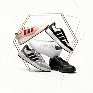 休闲简约轻质低帮运动风板鞋 新款 KI1502 2026春季 阿迪达斯情侣板鞋