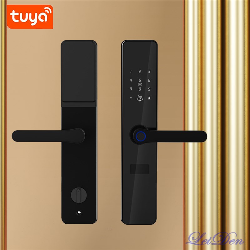 涂鸦智能门锁Wi-Fi指纹sZigBee密码刷卡公寓酒店电子锁远程防盗门