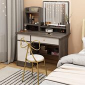 现代简约经济型网红化妆桌梳妆台卧室小小户型能多L化妆台化妆功