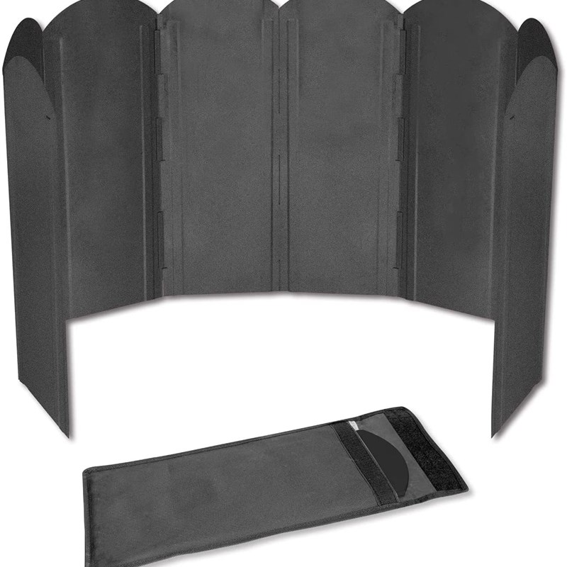 户外炉具挡风板大型折叠便携野外篝火烧烤野O营加高炉头镀锌挡风