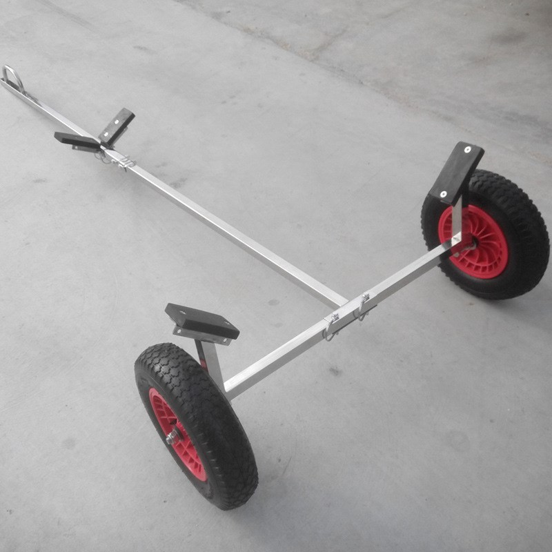 不锈钢材质 橡皮艇简易拖车B款坚固L耐用不易生锈操作简便