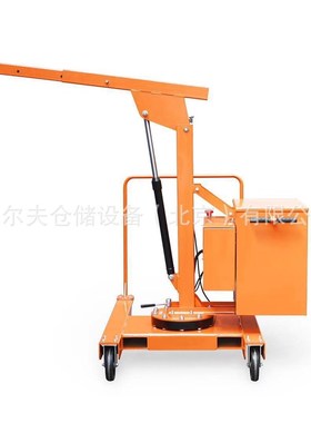 Semi electrric rotation crane
