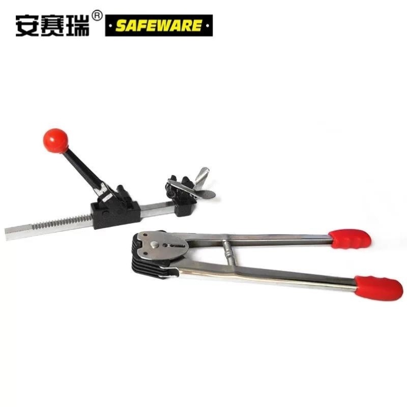 安赛瑞手动e打包机纸塑打包机塑料带打包器PP纸塑带手用打包钳拉