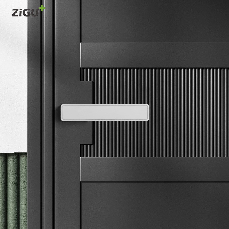 极简门锁磁吸通用型家用锁具静音D木门室内卧室卫生间房门门把手