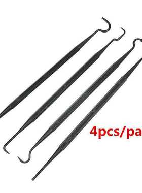 双头尼龙管刷钩4pc Nylon Pick Set Gun Cleaning钩狩猎类
